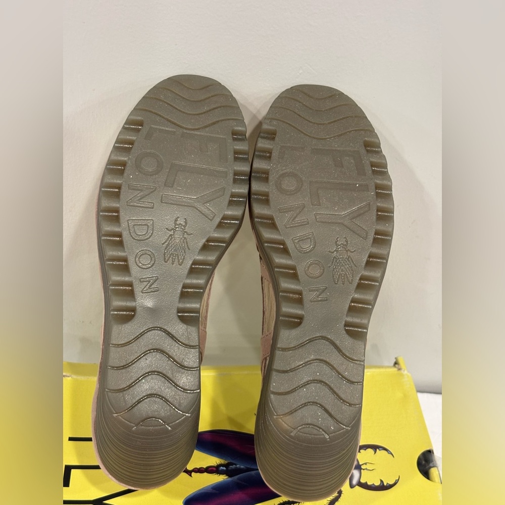 Fly London Yadi Platform Wedge Sandals Taupe Color Size 42 EU / 10.5- 11 US - Picture 3 of 9